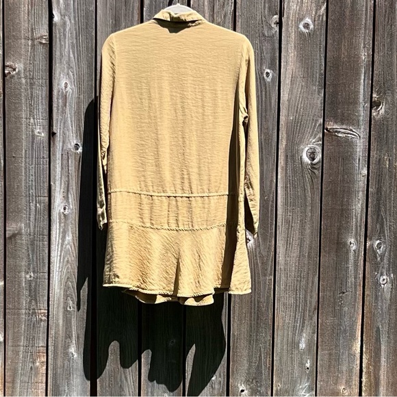 Et’Lois tan Milla top tunic blouse size small - Picture 9 of 16